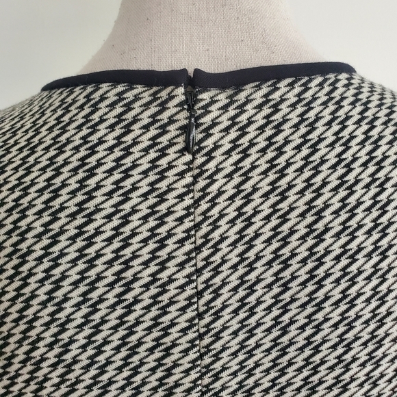 Tibi Black & Cream Houndstooth Dress - Picture 6 of 9